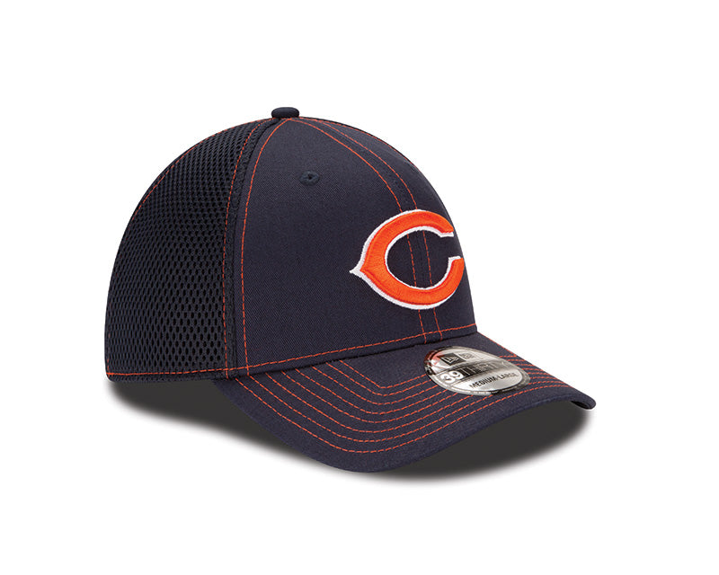 Chicago Bears "C"Navy  39THIRTY Flex Fit Hat