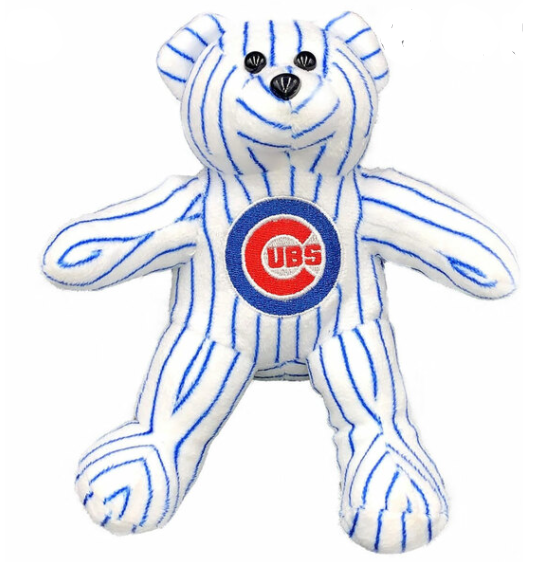 Chicago Cubs T-shirt Bulldog Stuffed Animal - Clark Street Sports