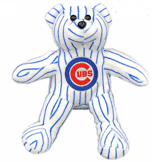 Chicago Cubs Pinstripe Solid Bear
